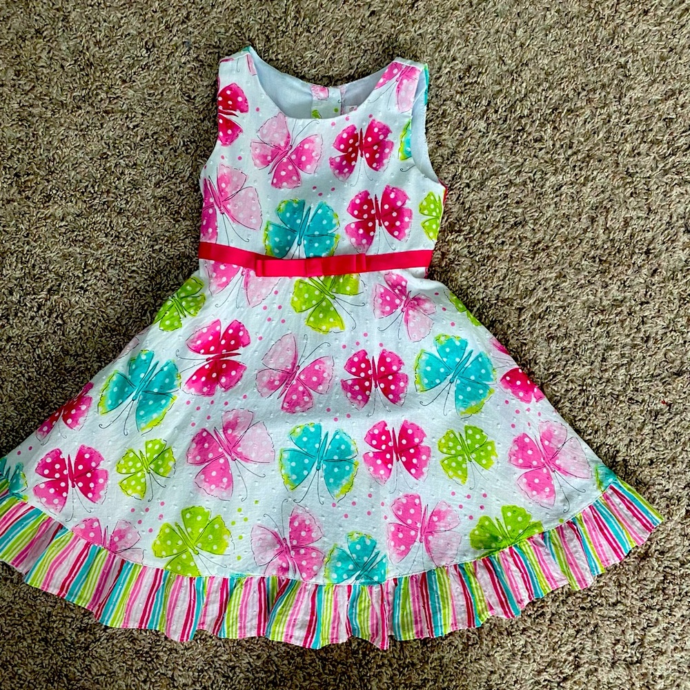 GIRLS (4) Youngland Butterfly dress